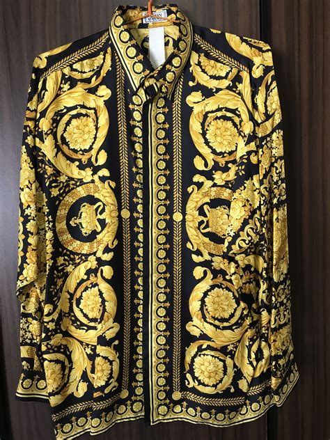 versace vintage shirt replica|vintage gianni versace label.